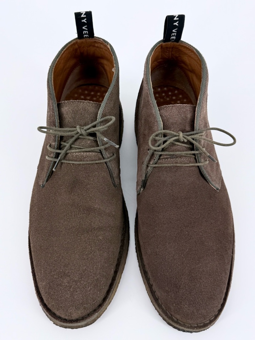 Anthony Veer Boots Brown Suede Chukka 9.5 Leather Handmade